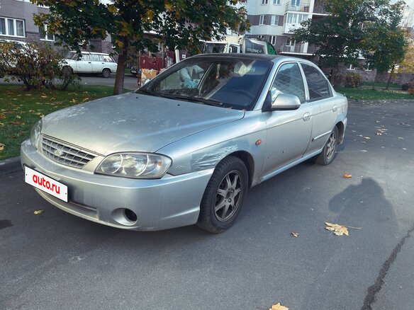 2007 Kia Spectra I Рестайлинг 2, серебристый, 105005 рублей