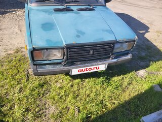 2003 Lada (ВАЗ) 2107, синий, 100000 рублей, вид 2