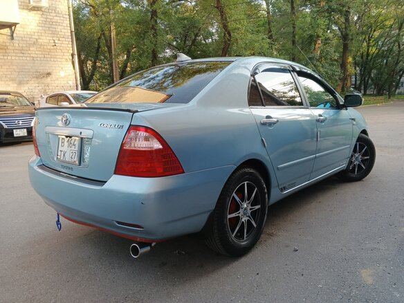 2004 Toyota Corolla IX (E120, E130), голубой, 470000 рублей - вид 5