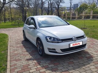 2015 Volkswagen Golf VII, белый, 1390000 рублей, вид 3