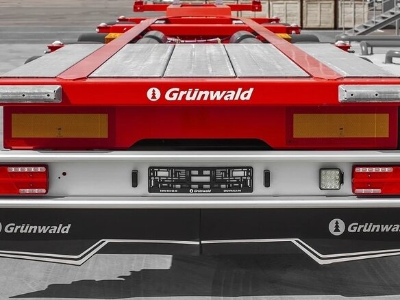 2023 Grunwald Полуприцеп контейнеровоз, красный, 2890000 рублей - вид 10