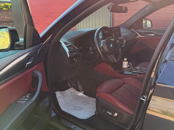 2022 BMW X4 30i II (G02) Рестайлинг, синий, 6850000 рублей - вид 6