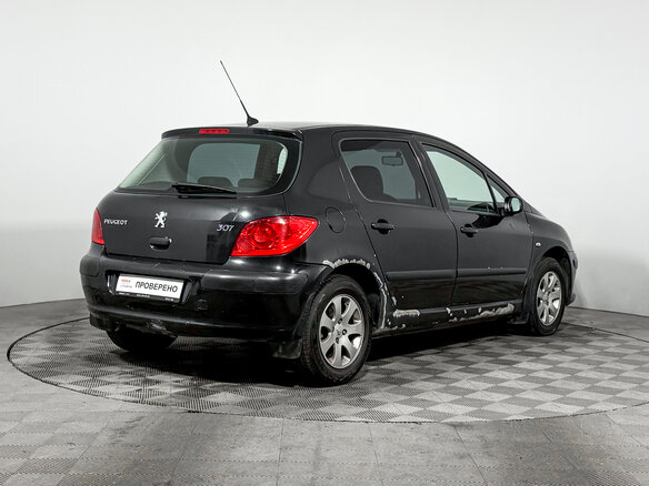 2005 Peugeot 307 I Рестайлинг, чёрный, 249000 рублей - вид 4