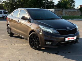 2017 Kia Rio III Рестайлинг, коричневый, 850000 рублей, вид 5