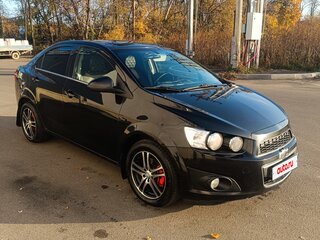 2013 Chevrolet Aveo II, чёрный, 560000 рублей, вид 3