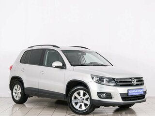 2013 Volkswagen Tiguan I Рестайлинг, серебристый, 1299000 рублей, вид 1