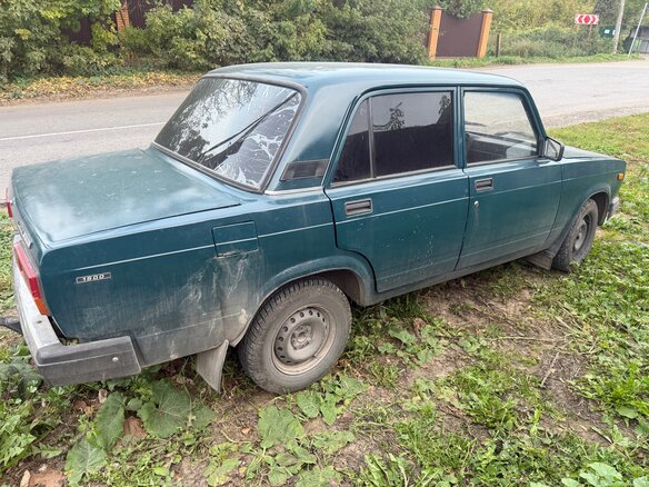 2002 Lada (ВАЗ) 2107, синий - вид 1