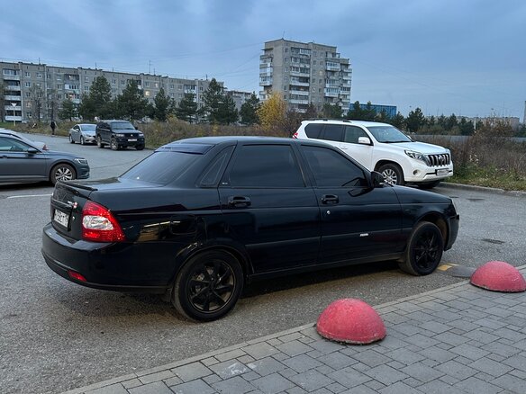 2011 Lada (ВАЗ) Priora I, чёрный, 350000 рублей - вид 14