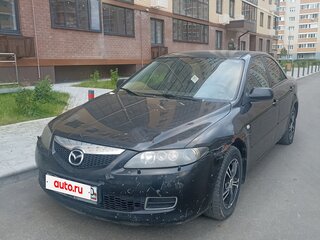 2006 Mazda 6 I (GG) Рестайлинг, чёрный, 350000 рублей, вид 1