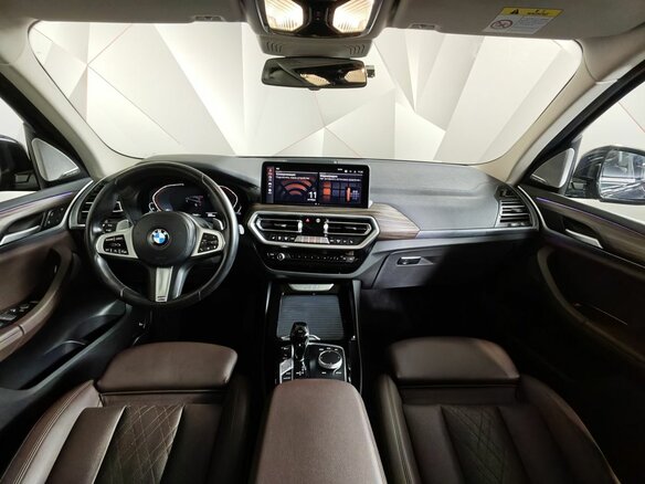 2021 BMW X3 30i xDrive III (G01) Рестайлинг, чёрный, 4790000 рублей - вид 10