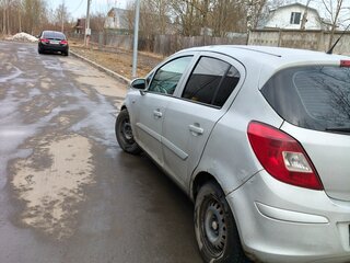 2007 Opel Corsa D, серебристый, 155000 рублей, вид 4