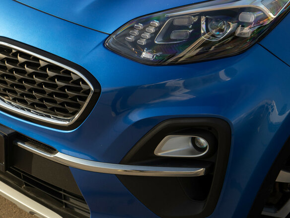2021 Kia Sportage IV Рестайлинг, синий, 2753000 рублей - вид 19