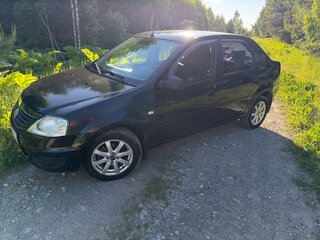 2010 Renault Logan I Рестайлинг, чёрный, 350000 рублей, вид 2