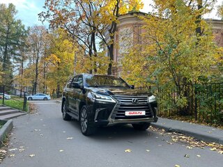 2016 Lexus LX 570 III Рестайлинг 2, чёрный, 8725000 рублей, вид 3