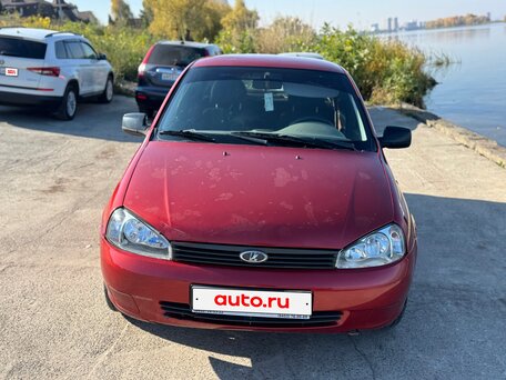 2007 Lada (ВАЗ) Kalina I, красный, 170000 рублей, вид 2