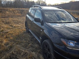 2004 Mitsubishi Outlander I, чёрный, 750000 рублей, вид 3