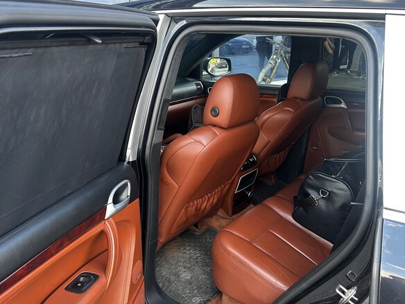 2007 Porsche Cayenne Turbo I Рестайлинг (957), чёрный, 610000 рублей - вид 6