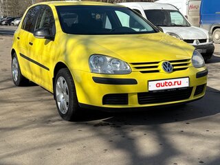 2007 Volkswagen Golf V, жёлтый, 640000 рублей, вид 1