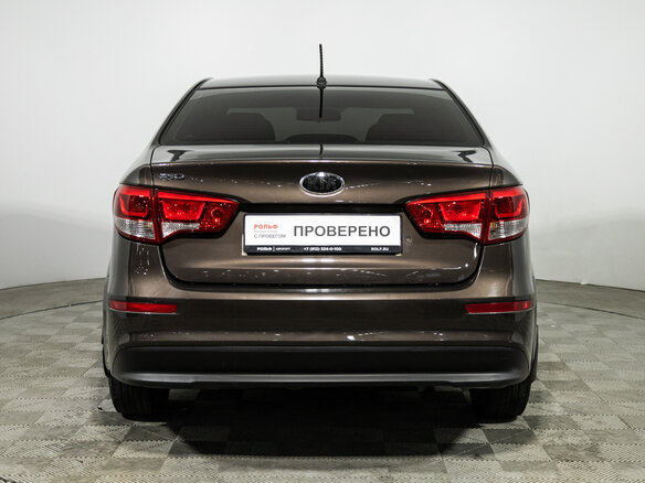 2015 Kia Rio III Рестайлинг, коричневый, 849585 рублей - вид 5