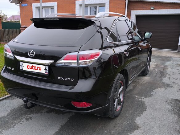 2013 Lexus RX 270 III Рестайлинг, чёрный - вид 2