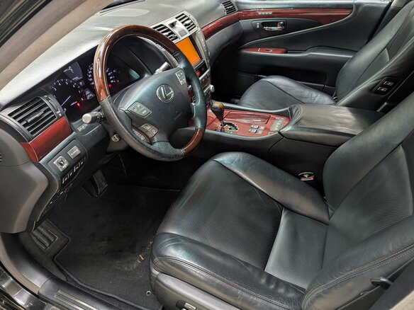 2011 Lexus LS 460 L IV Рестайлинг, чёрный - вид 9