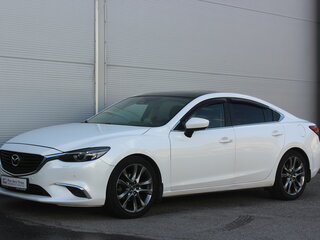 2016 Mazda 6 III (GJ) Рестайлинг, белый, 1530000 рублей, вид 5