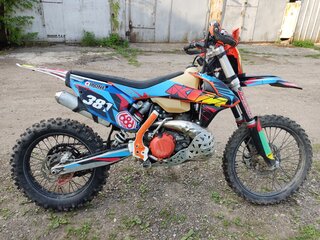 2019 KTM 300 EXC, синий, 570000 рублей, вид 2