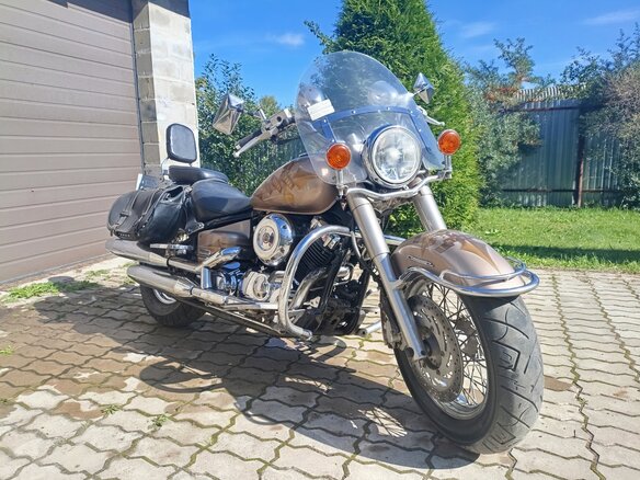 2005 Yamaha XVS650 Drag Star, золотистый, 430000 рублей - вид 5