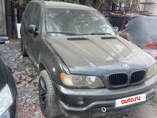2000 BMW X5 4.4i I (E53), чёрный, 350000 рублей, вид 1