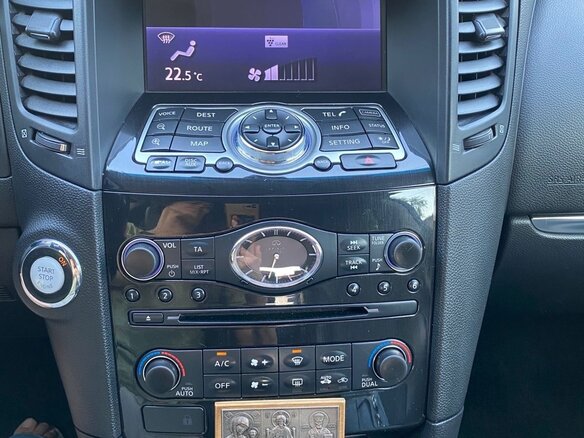 2012 Infiniti FX37 II (S51) Рестайлинг, коричневый, 2200000 рублей - вид 12