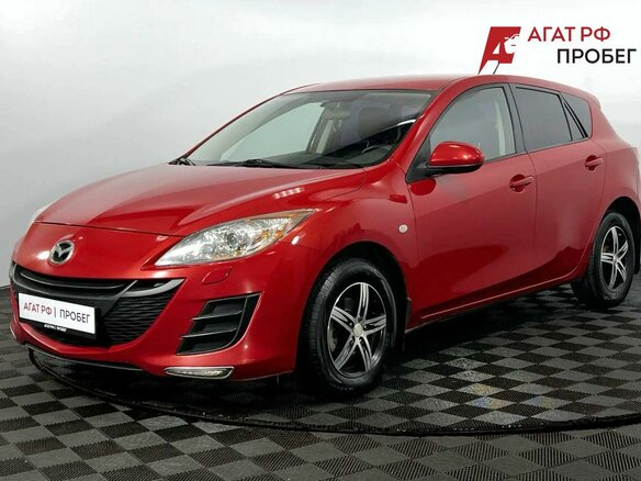 2010 Mazda 3 II (BL), красный, 890000 рублей