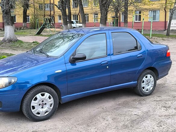 2011 Fiat Albea I Рестайлинг, синий, 380000 рублей - вид 6