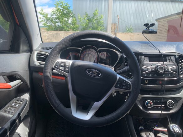2020 Lada (ВАЗ) Vesta SW Cross I, оранжевый, 1100000 рублей - вид 8
