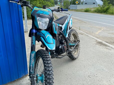 2024 Motoland Enduro 300, голубой, 105000 рублей, вид 2