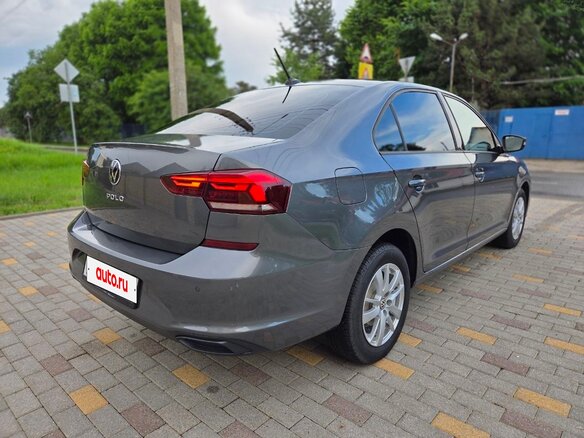 2020 Volkswagen Polo VI, серый, 1590000 рублей - вид 6