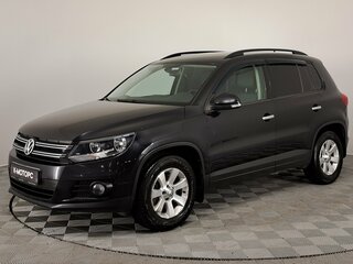 2012 Volkswagen Tiguan I Рестайлинг, чёрный, 930000 рублей, вид 1
