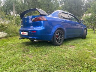 2008 Mitsubishi Lancer X, синий, 550000 рублей, вид 4