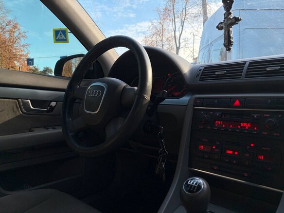 2005 Audi A4 16V III (B7), синий, 650000 рублей - вид 11