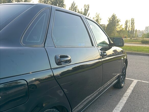 2017 Lada (ВАЗ) Priora I Рестайлинг, чёрный, 455000 рублей - вид 7