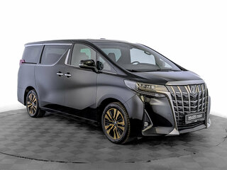 2021 Toyota Alphard III Рестайлинг, чёрный, 5950000 рублей, вид 3