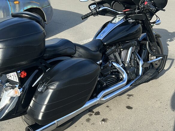 2008 Yamaha XV 1900, чёрный, 930000 рублей - вид 2