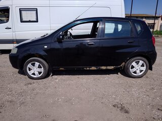2007 Chevrolet Aveo I, чёрный, 250000 рублей, вид 4