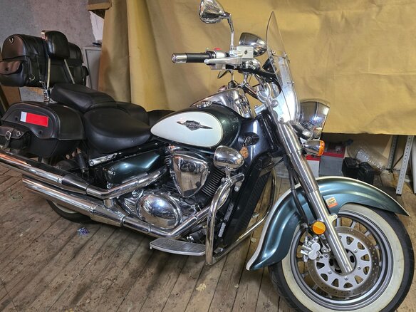 2009 Suzuki Boulevard C50, зелёный, 700000 рублей