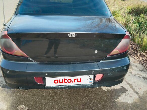 2008 Kia Spectra I Рестайлинг 2, чёрный, 270000 рублей - вид 1