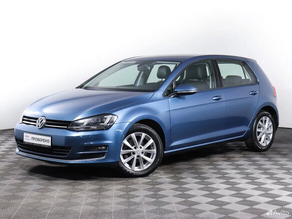 2013 Volkswagen Golf VII, голубой - вид 5