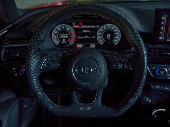2020 Audi A4 35 TFSI V (B9) Рестайлинг, синий, 3440000 рублей - вид 20
