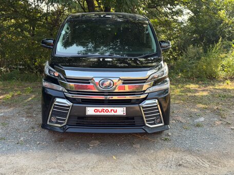 2017 Toyota Vellfire II, чёрный, 3450000 рублей, вид 1