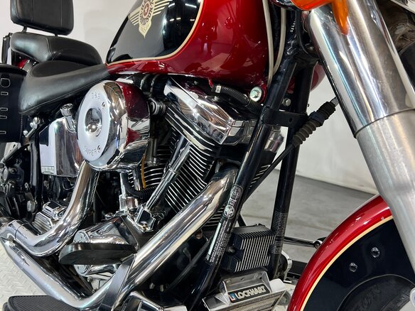 1998 Harley-Davidson Fat Boy, пурпурный, 770000 рублей - вид 9