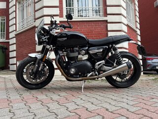 2023 Triumph Speed Twin, чёрный, 1110000 рублей, вид 1