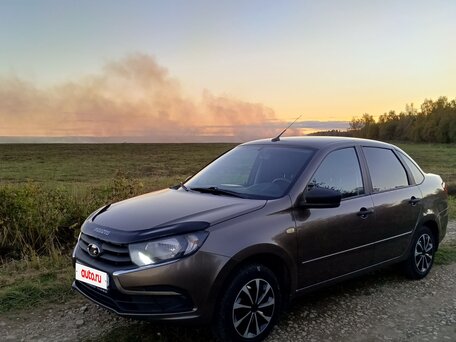 2018 Lada (ВАЗ) Granta I Рестайлинг, коричневый, 520000 рублей, вид 3